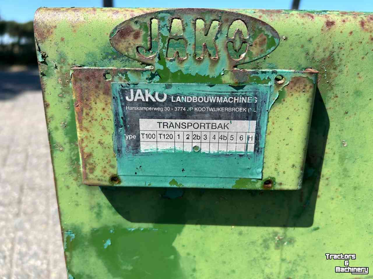 Traktor Abkippbehälter Jako 2B trekkerbak  grondbak
