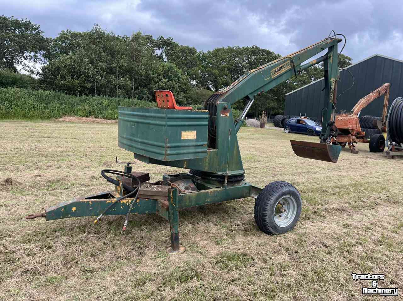 Mobilbagger Visanocar Bandenkraan, getrokken kraan, kraan, graafmachine diversen
