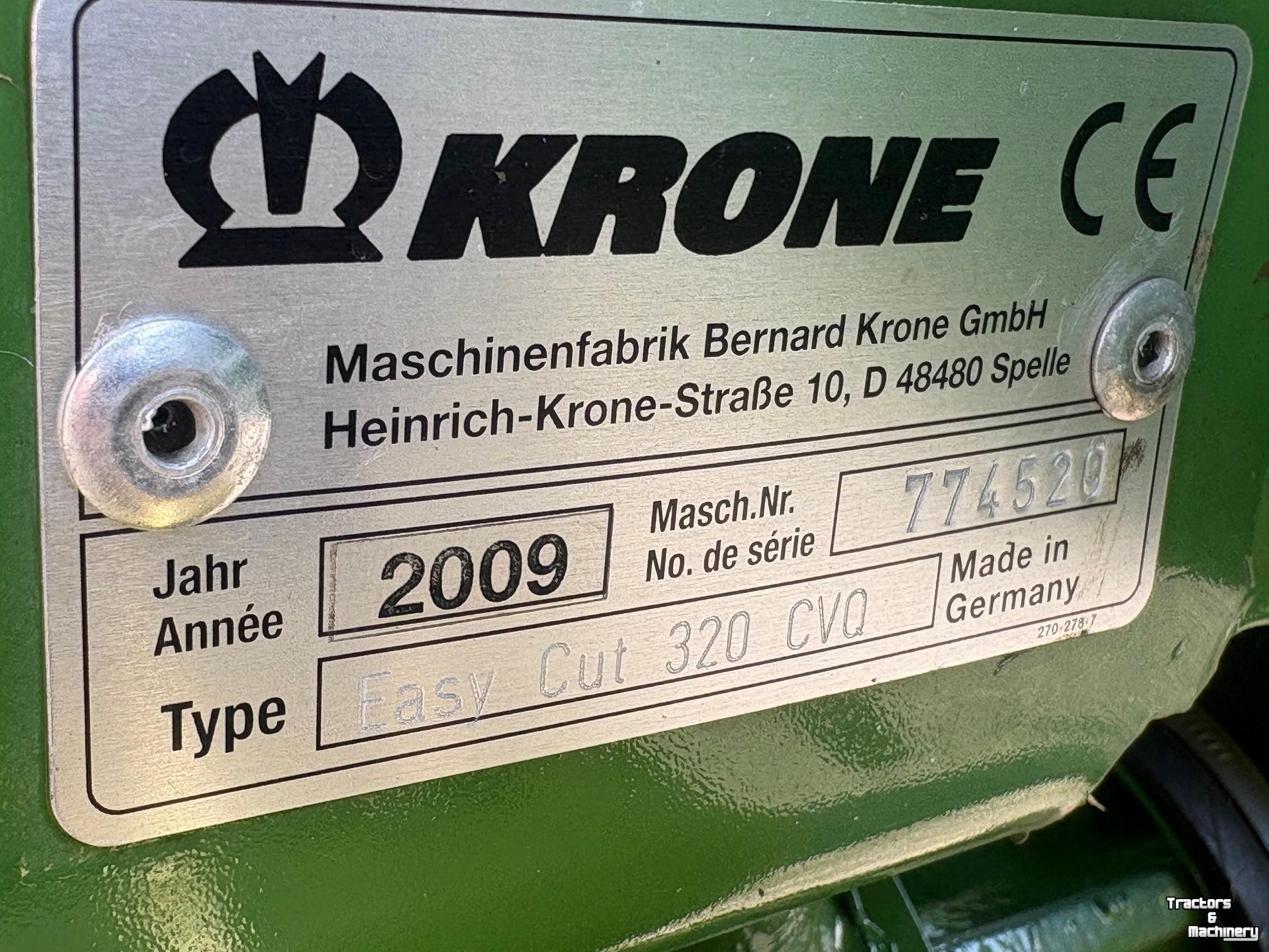 Mähwerk Krone Easycut 320CV Q