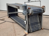 Sortiermaschine Grisnich Rollenleestafel 3050x600 ROLLENLEESTAFEL ROLLER INSPECTION BELT ROLLENVERLESETISCH