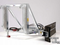 Gummi-Schieber Qmac Module schuifbalk met rubbermat JCB aanbouw