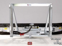 Gummi-Schieber Qmac Module schuifbalk met rubbermat JCB aanbouw