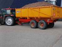 Kipper Cebeco 12 ton, met geveerd tandem