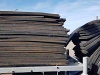 Gülleschieber Qmac 50% op 2e keus Rubbermatten voor sneeuwschuif - mestschuif met staalinlage