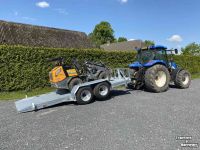 Tieflader / Anhänger Heuvelmans Transportwagen machinetransporter oprijwagen