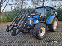 Schlepper / Traktor New Holland TL 90 + Voorlader / Frontlader
