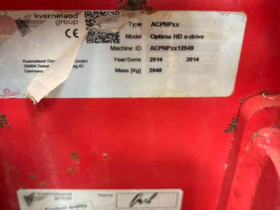 Drillmaschine Kverneland Optima HD drive