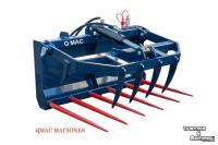 Silage Greifschaufel  / Greifgabel Qmac PELIKAANGRIJPER MINI 120 CM