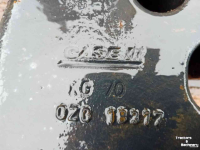 Frontgewichte Steyr Nieuw Steyr moederblok, ondertrekhaak en gewicht.