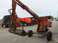 Mobilbagger Argenterio A77 Getrokken kraan graafmachine brede baggerbak slootbak
