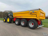 Schlepper / Traktor John Deere 6250R Tractor 300 Pk + VGM gronddumper 3 asser (30 ton)