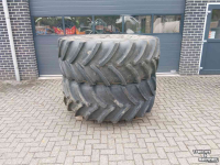 Räder, Reifen, Felgen & Distanzringe Case-IH Wielen met 650/65 R38 Goodyear banden