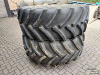 Räder, Reifen, Felgen & Distanzringe Case-IH Wielen met 650/65 R38 Goodyear banden
