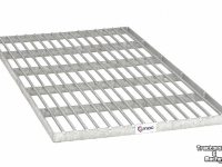 Spaltenböden Qmac STALROOSTER GRUPROOSTER 150X80