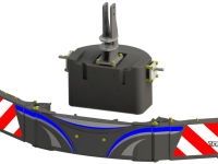 Frontstoßstange New Holland trekkerbumper + frontgewicht  (tractorbumper / Unterfahrschutz)