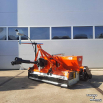 Saatbettkombination Kubota MTZ135  rotorkopeg- zaaimachin,  zaaibed-combinatie
