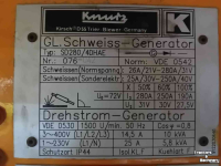 Schweissbrenner / Schweissapparat  Kirsch SD280 Las aggregaat Diesel