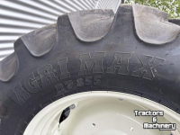 Räder, Reifen, Felgen & Distanzringe BKT Set Bkt Agrimax banden 420/85R34 en 340/85R24 gemonteerd op verstelbare velgen