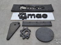Gummi-Schieber Qmac RUBBERMAT 2.10 ZONDER STAAL