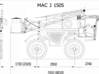 Selbstfahrende Feldspritze Bargam MAC J 1505 3000