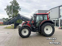 Schlepper / Traktor Valtra N123 Hitech 5, Vloeistofkoppeling, Voorlader, Fronthef