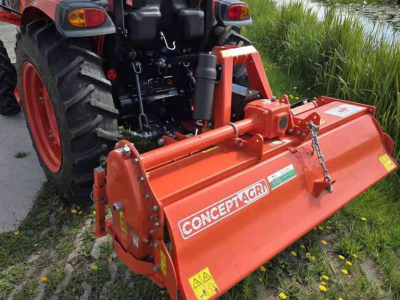 Schlepper / Traktor Kioti DK 6020 Hydro shuttle met machine aanbieding Concept Agri