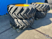 Räder, Reifen, Felgen & Distanzringe Michelin 4x XMCL 480/80R26 JCB 12g.