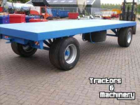 Anhänger  Aannemerswagen / Bakkenwagen / Platte wagen / Werktuigentransportwagen