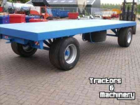 Anhänger  Aannemerswagen / Bakkenwagen / Platte wagen / Werktuigentransportwagen