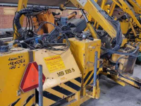 Mähausleger mit Schlegelmäher Herder MB 120 S met joystick bediening