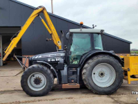 Mähausleger mit Schlegelmäher Herder MB 120 S met joystick bediening