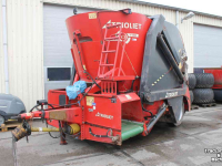 Futtermischwagen Vertikal Trioliet Triomix1-1200 Triomix TM12 zelfladende voermengwagen snijbord bewegende messen