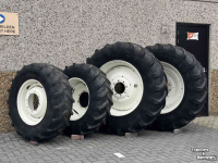 Räder, Reifen, Felgen & Distanzringe Michelin Set Michelin (18.4R38) 460/85R38 en Trelleborg (14.9R28) 380/85R38 voor NewH T6.xxx