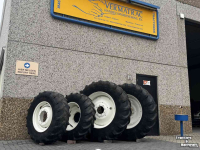 Räder, Reifen, Felgen & Distanzringe Michelin Set Michelin (18.4R38) 460/85R38 en Trelleborg (14.9R28) 380/85R38 voor NewH T6.xxx