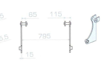 Radlader Qmac HAKENSET: TEREX TL65+70 SCHAEFF 823 834