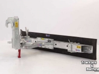 Gummi-Schieber Qmac Rabot caoutchouc pour cour avec montage Merlo