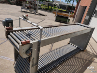 Sortiermaschine Grisnich Rollenleestafel 3050x600 ROLLENLEESTAFEL ROLLER INSPECTION BELT ROLLENVERLESETISCH