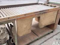 Förderband Schouten Leesband 2200X1000 ROLLENLEESTAFEL ROLLER INSPECTION BELT ROLLENVERLESETISCH