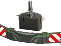 Frontstoßstange Fendt trekkerbumper + frontgewicht  (tractorbumper / Unterfahrschutz)