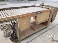 Förderband Schouten Leesband 2200X1000 ROLLENLEESTAFEL ROLLER INSPECTION BELT ROLLENVERLESETISCH