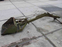 Hinterlader Wifo Achterlader mechanisch met bak en sloothekkel baggerbak