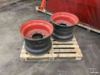 Räder, Reifen, Felgen & Distanzringe  16.00x22.5 Velgen | Rood
