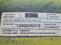 Räder, Reifen, Felgen & Distanzringe John Deere Velgen 15x34 Titan verstelbaar 12 gaats