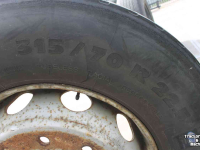 Räder, Reifen, Felgen & Distanzringe Michelin 315/75R22.5 XDE2 trailerband truckband aanhangerband wiel velg 10-gaats