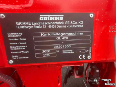 Kartoffellegemaschine Grimme GL420
