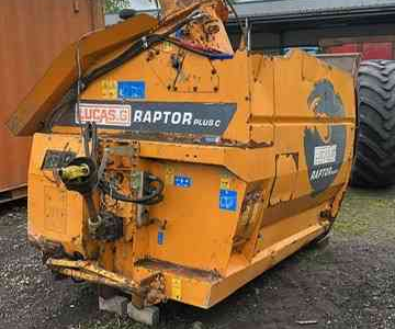 Strohverteiler für Liegeboxen Lucas Raptor Plus C