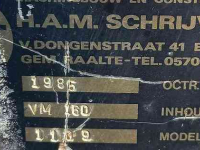 Kehrmaschine Schrijver VM160 Veegmachine / Veegbezem / Veegborstel