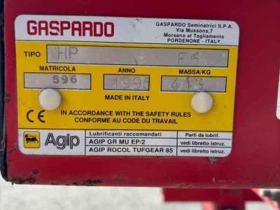 Hackmaschine Gaspardo HP F6