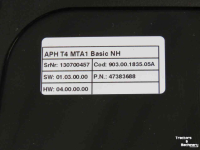 Schlepper / Traktor New Holland Dashboard - instrumentenpaneel New Holland T6.xxx:   CNH Parts nr:47383688