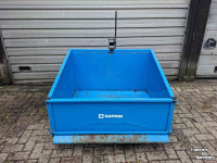 Traktor Abkippbehälter Saphir TL 120 breedte 1,20 meter grondbak trekkerbak transportbak kipbak kiepbak kipperbak tractorbak